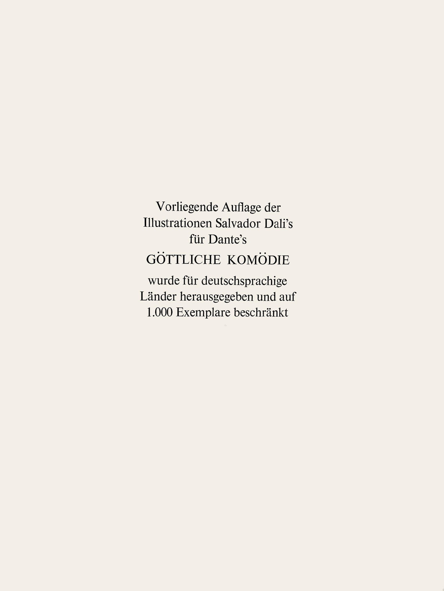 Salvador Dali, Paradies Xxv (Field 189-200; Michler/Lpsinger 1039-1138), Die Gttliche Komdie,