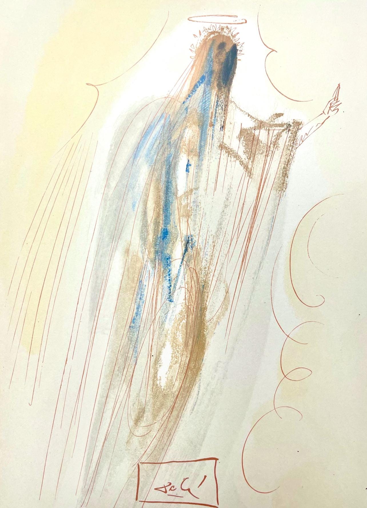 Salvador Dali, Paradies Xxx (Field 189-200; Michler/Lpsinger 1039-1138), Die Gttliche Komdie,