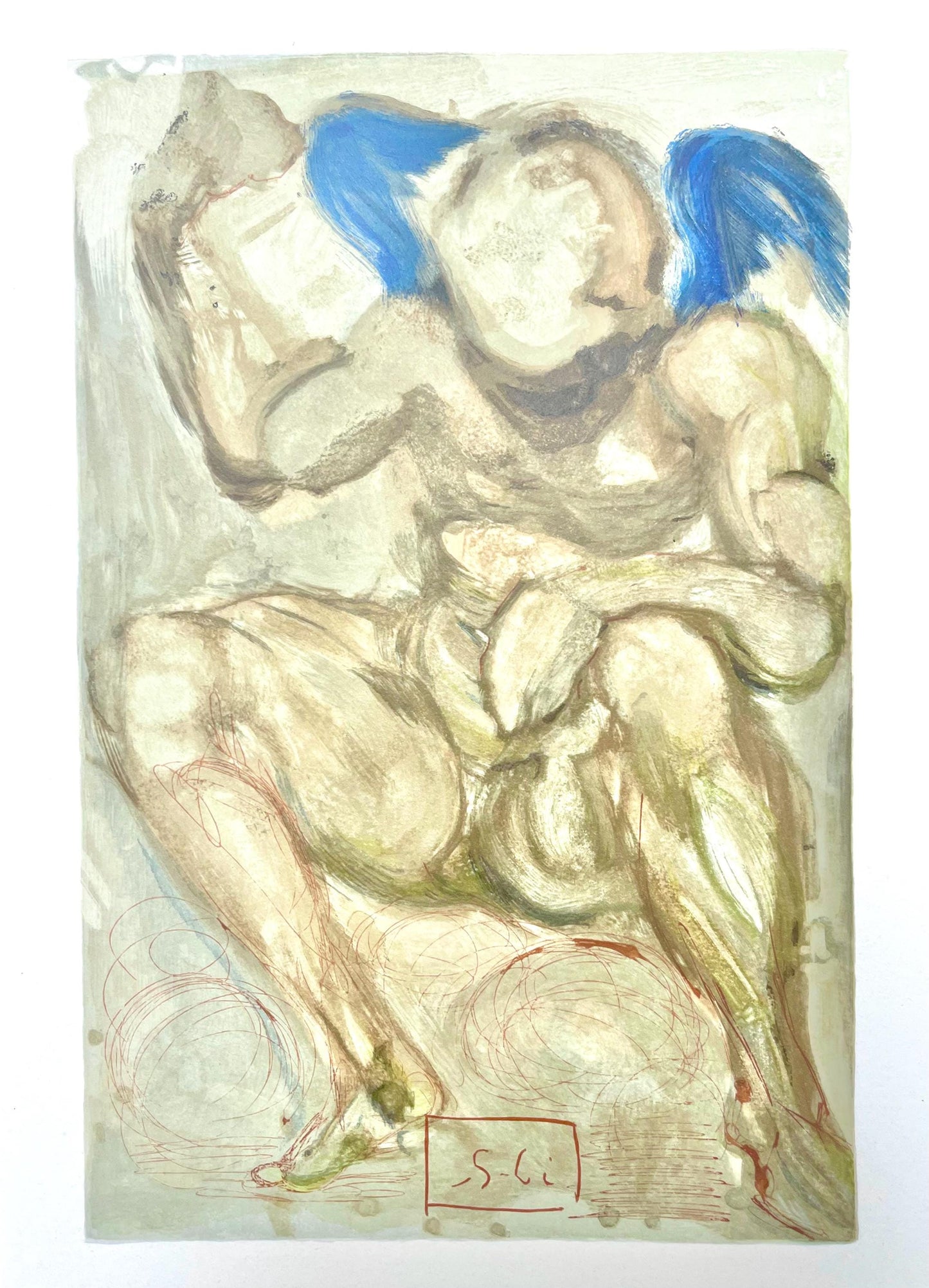 Salvador Dali, Fegefeuer Xv (Field 189-200; Michler/Lpsinger 1039-1138), Die Gttliche Komdie,