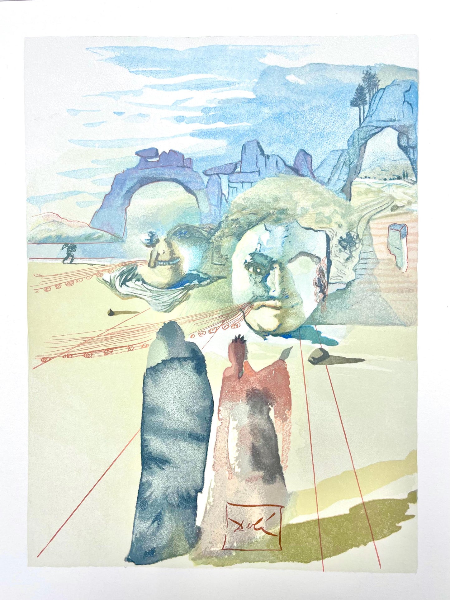 Salvador Dali, Fegefeuer Xx (Field 189-200; Michler/Lpsinger 1039-1138), Die Gttliche Komdie,