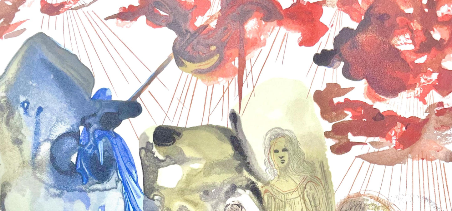 Salvador Dali, Fegefeuer Xxviii (Field 189-200; Michler/Lpsinger 1039-1138), Die Gttliche Komdie,