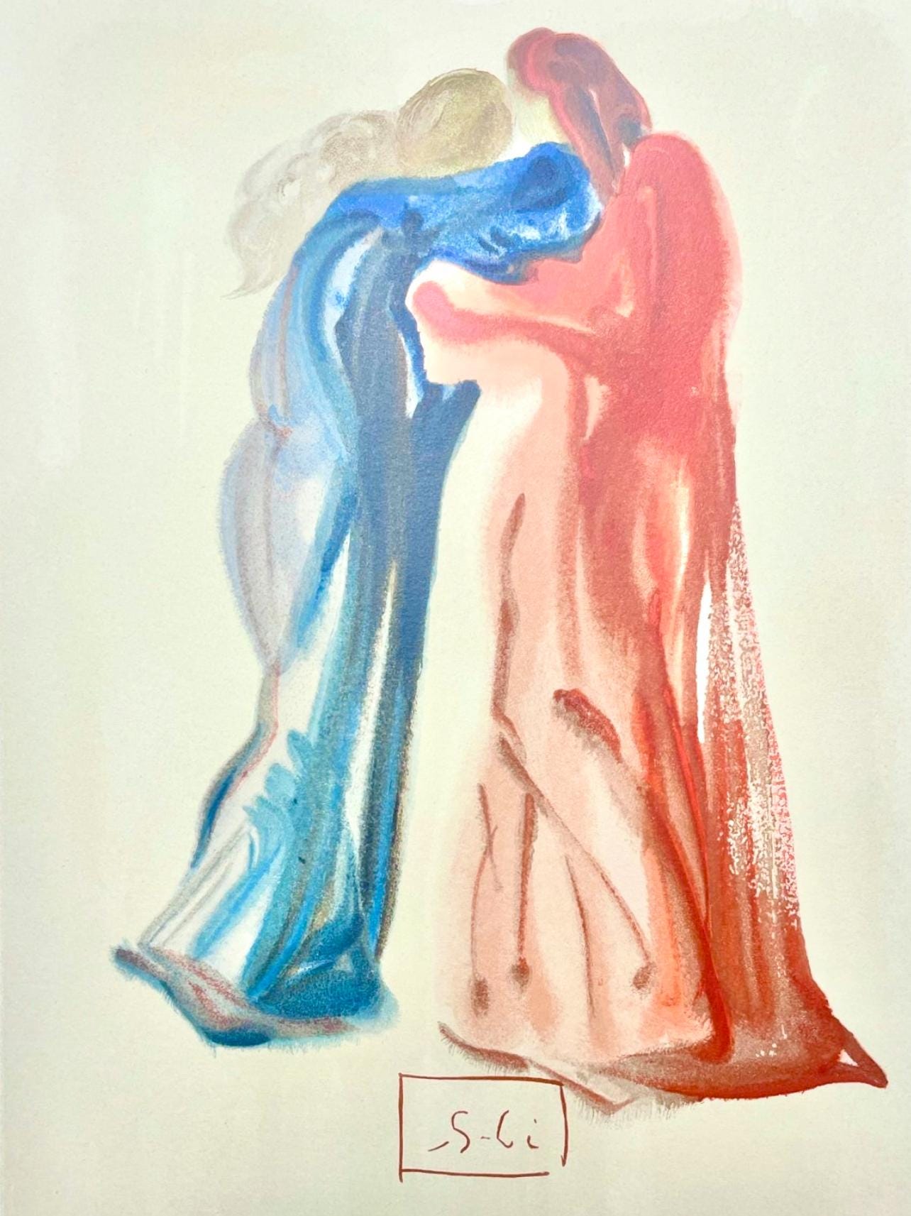 Salvador Dali, Fegefeuer Xxix (Field 189-200; Michler/Lpsinger 1039-1138), Die Gttliche Komdie,