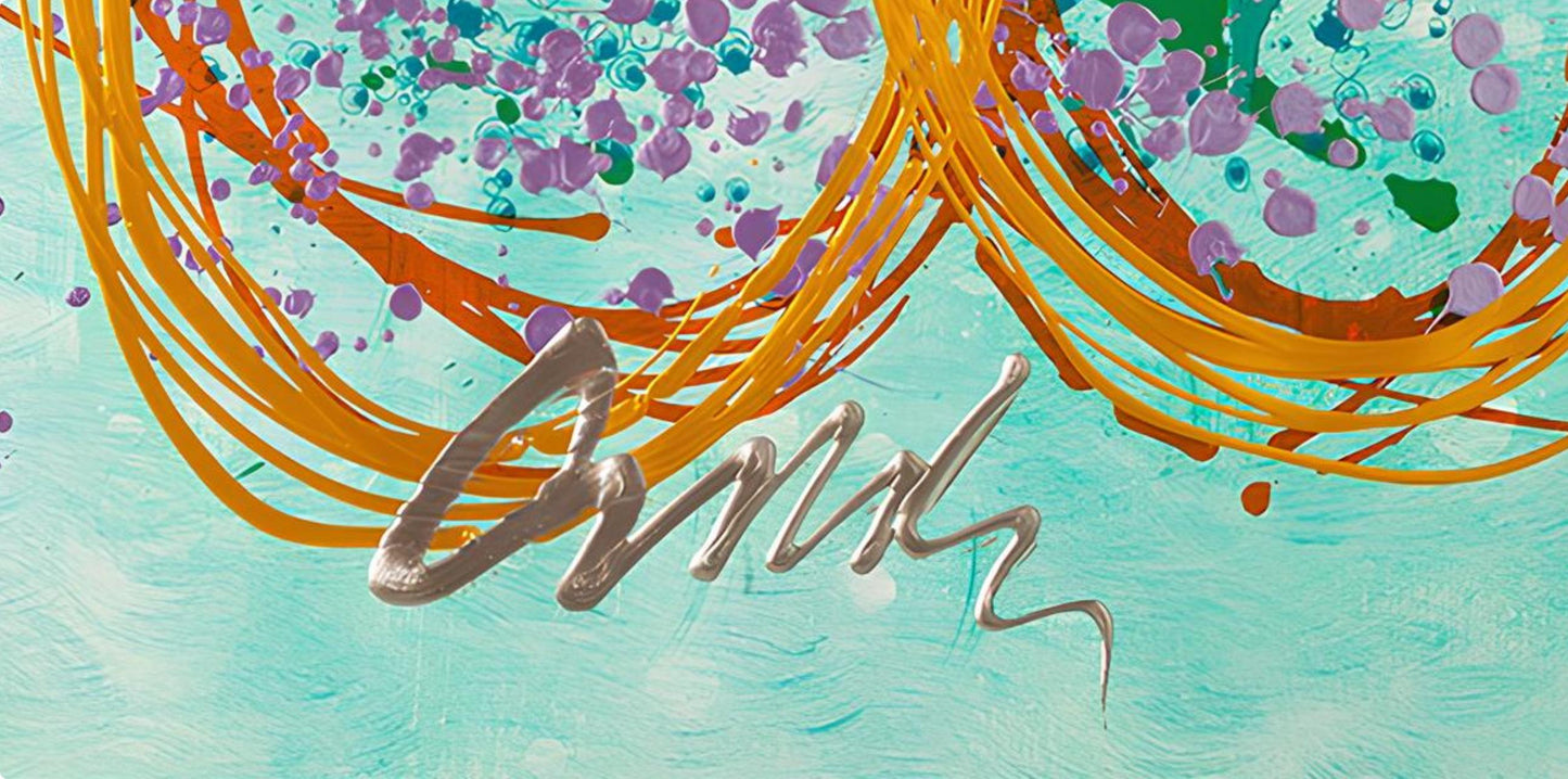 Dale Chihuly, Composition, Float Series, Mixed Media Lithograph