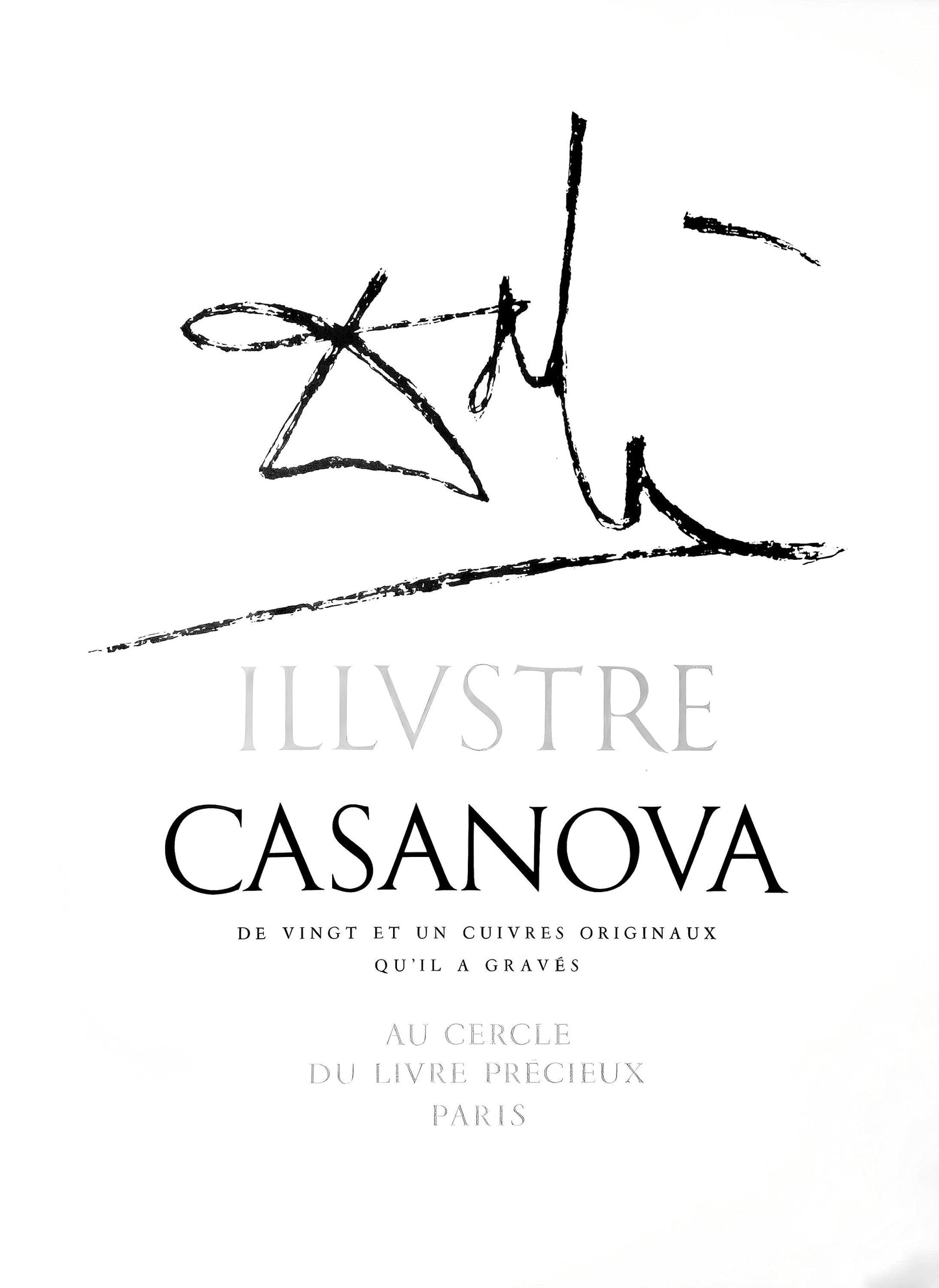 Salvador Dal, Composition (Field 67-4; M/L 174-187), Dal Illustre Casanova, Etching
