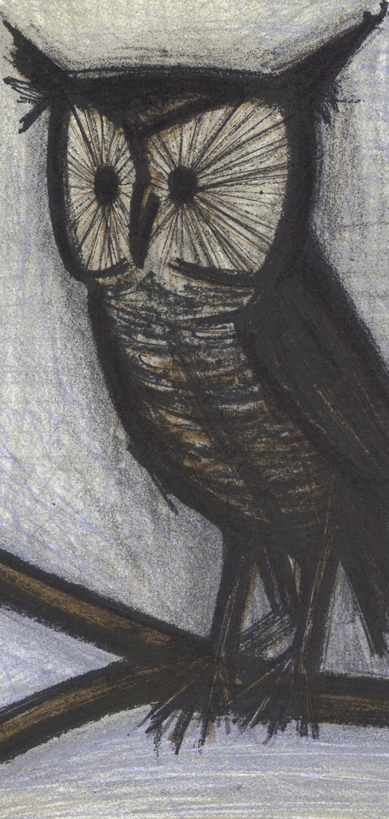 Bernard Buffet, Le Petit Hibou, Lithographs 1952-1966, Lithograph