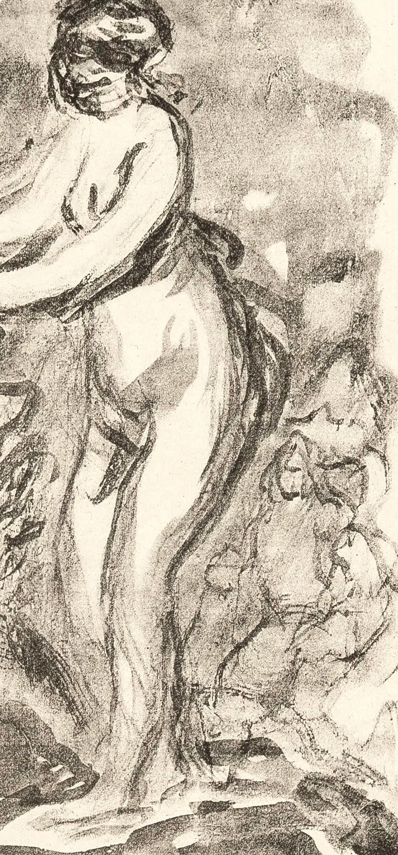 Pierre-Auguste Renoir, Femme Au Cep De Vigne, Les Lithographies De Renoir, Lithograph