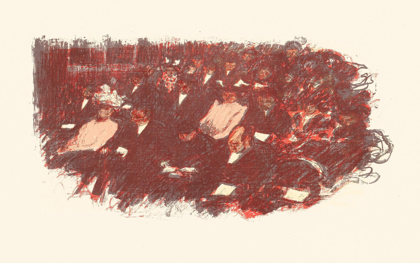 Pierre Bonnard, Au Thatre, Bonnard Lithographe, Lithograph