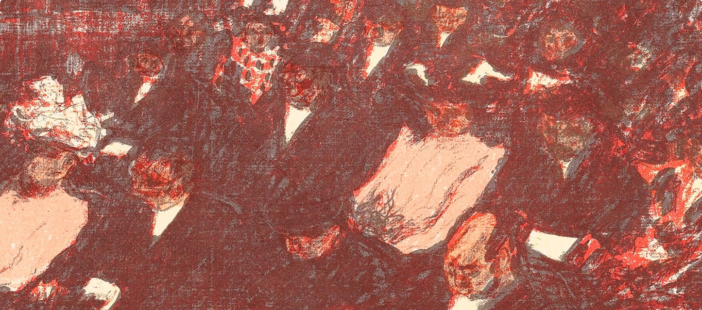 Pierre Bonnard, Au Thatre, Bonnard Lithographe, Lithograph