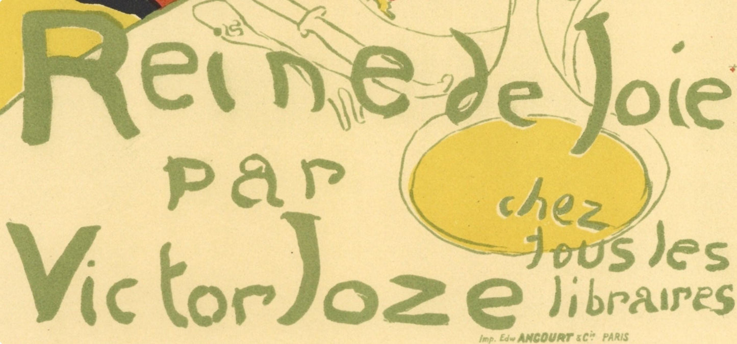 Henri De Toulouse-Lautrec, Reine De Joie, Les Affiches De Toulouse-Lautrec, Lithograph