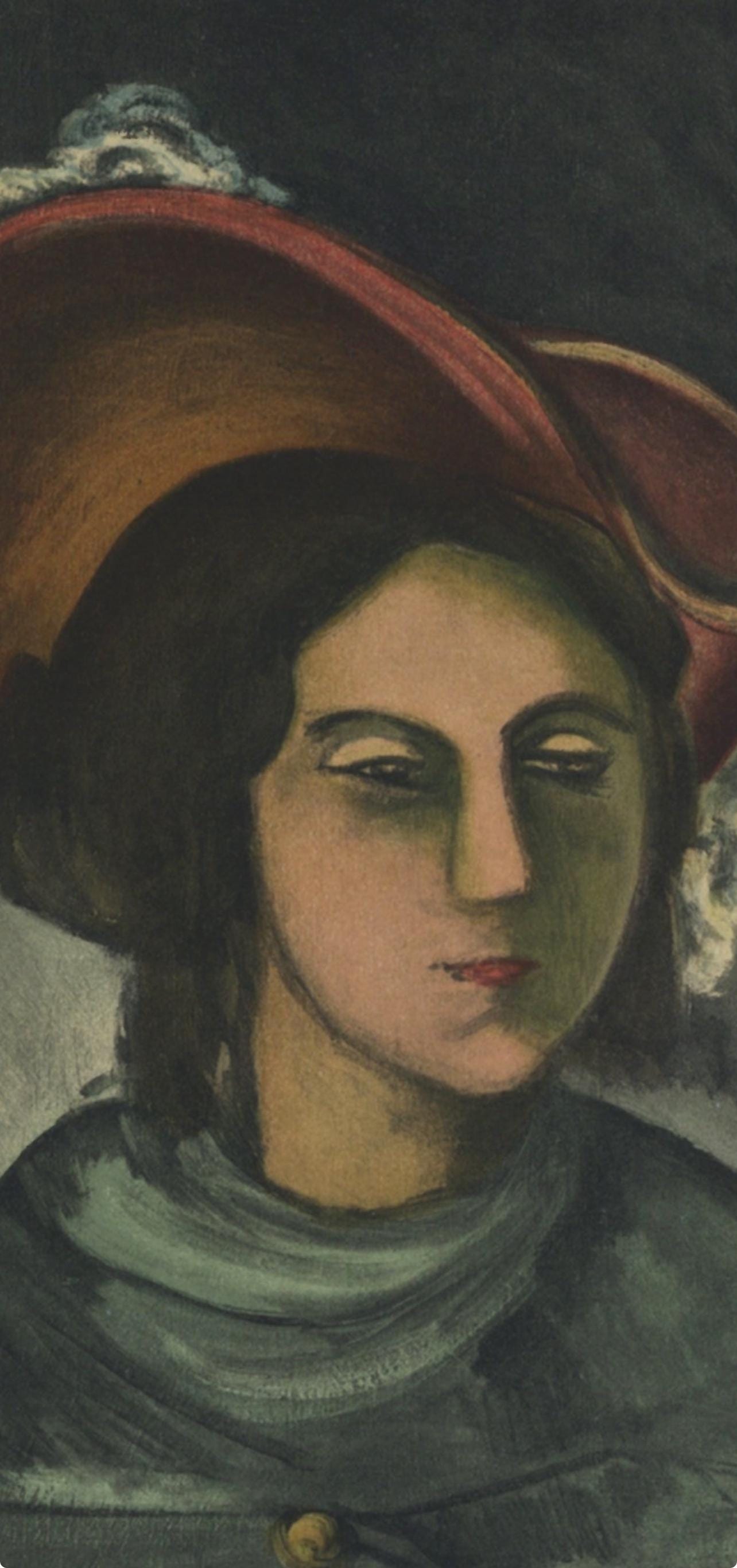 Maurice De Vlaminck, Portrait De Madeleine, Vlaminck, Lithograph