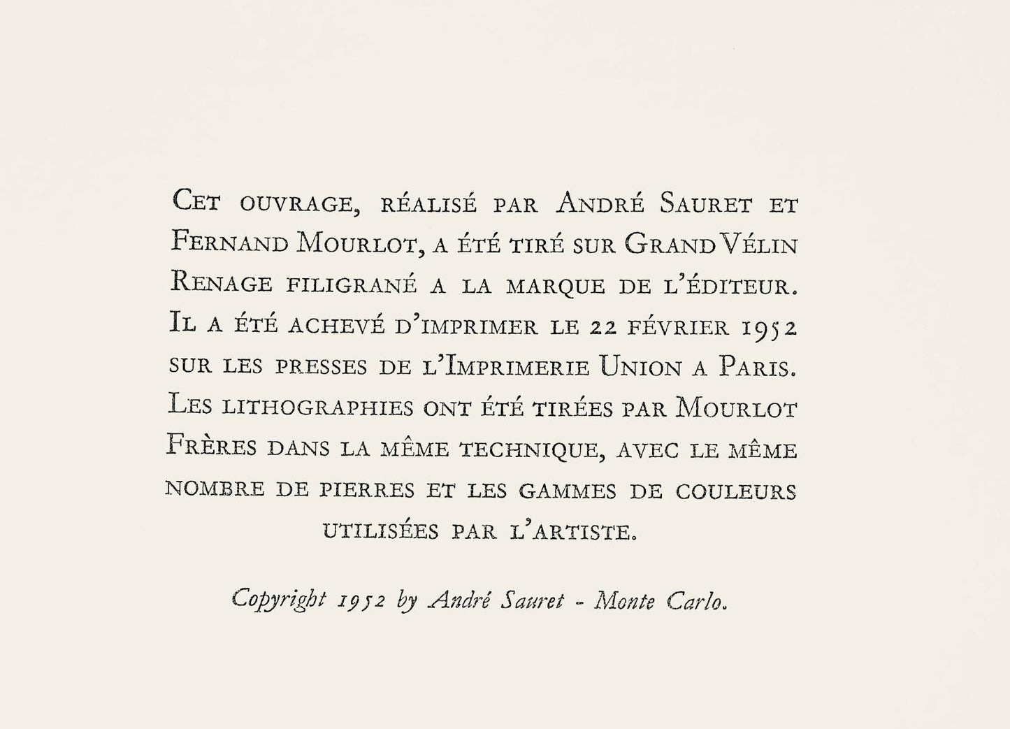 Lithograph - Pierre Bonnard - Au Thatre - Bonnard Lithographe
