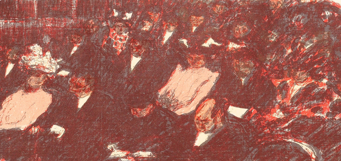 Pierre Bonnard, Au Thatre, Bonnard Lithographe, Lithograph