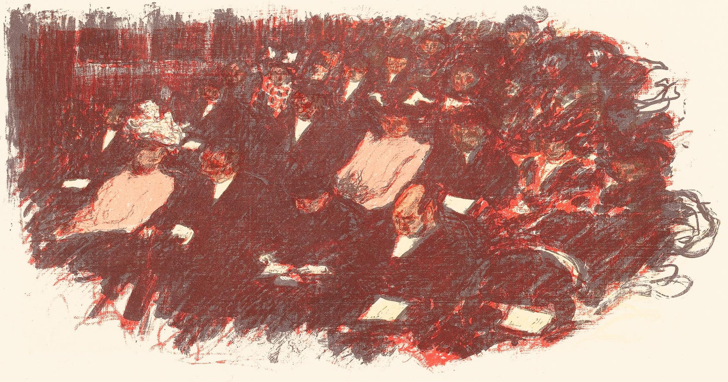 Pierre Bonnard, Au Thatre, Bonnard Lithographe, Lithograph