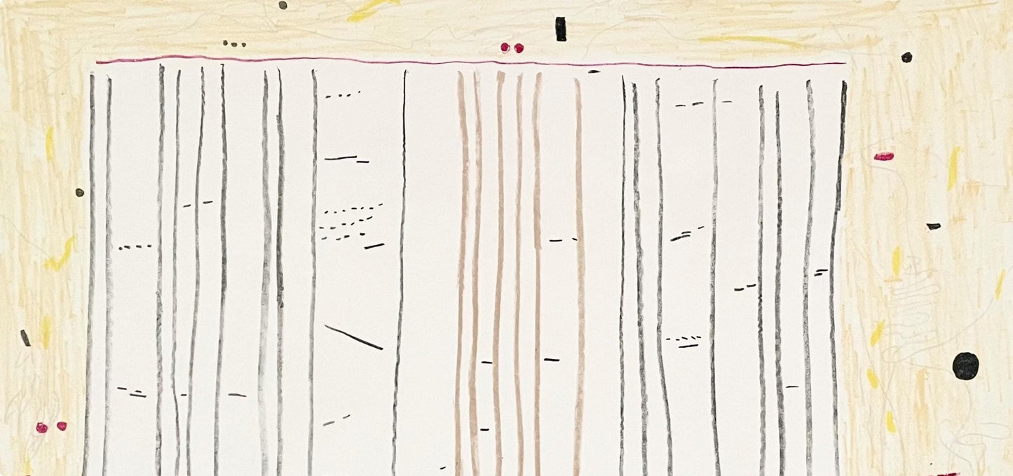Gene Davis, Yellow Jack, Lithograph