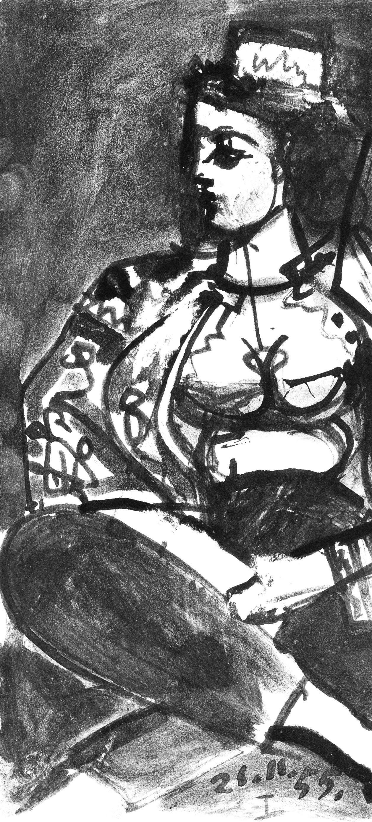 Pablo Picasso, Composition (Cramer 101), Carnet De La Californie, Collotype