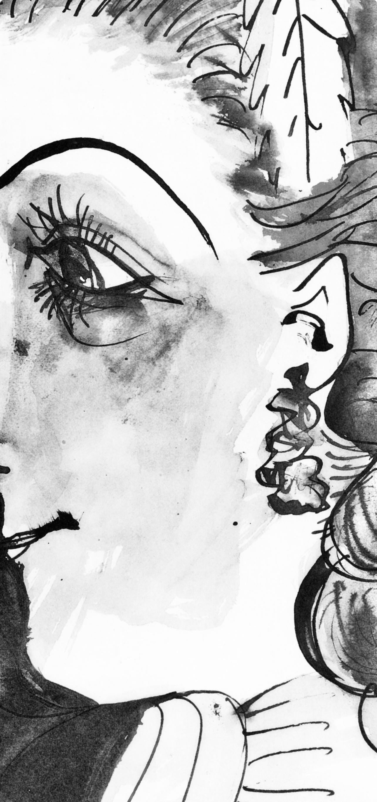 Pablo Picasso, Profil De Jeune Fille En Chapeau (Cramer 84; J./S. 77), 40 Dessins De Picasso En