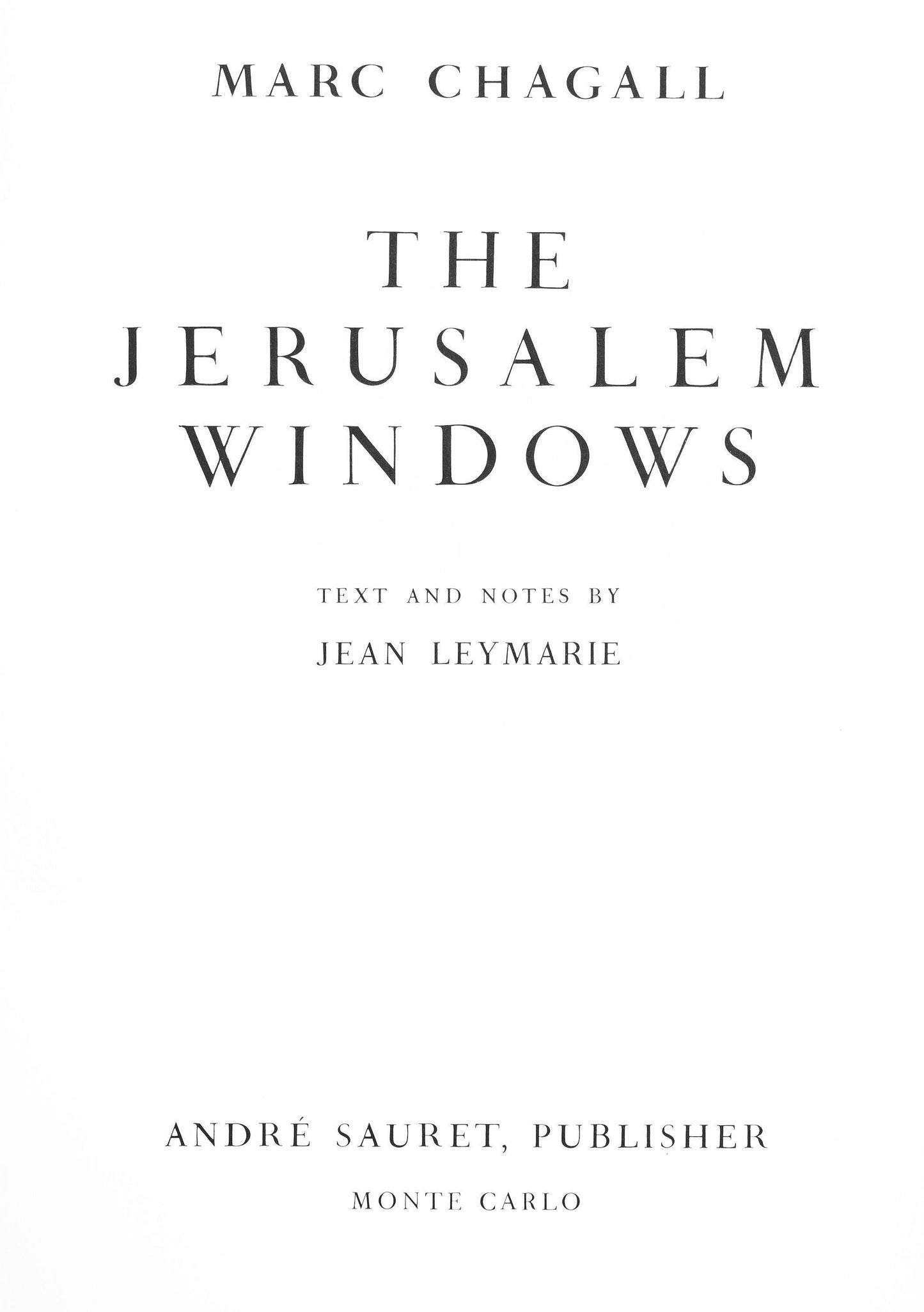 Marc Chagall, Tribe Of Asher, Jerusalem Windows, Lithograph