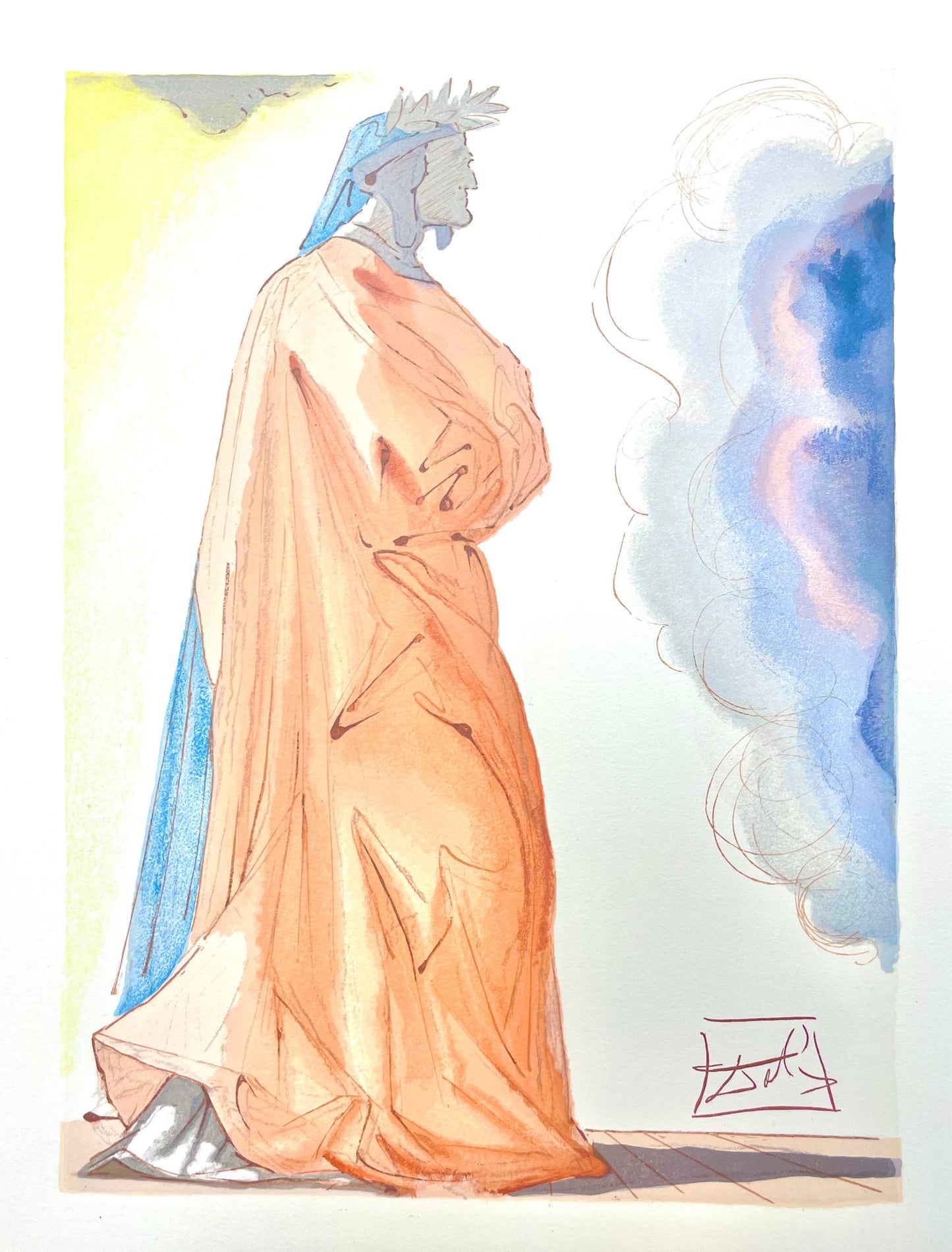Salvador Dali, Paradies I (Michler/Lpsinger 1039-1138; Field 189-200), Die Gttliche Komdie, Signed,