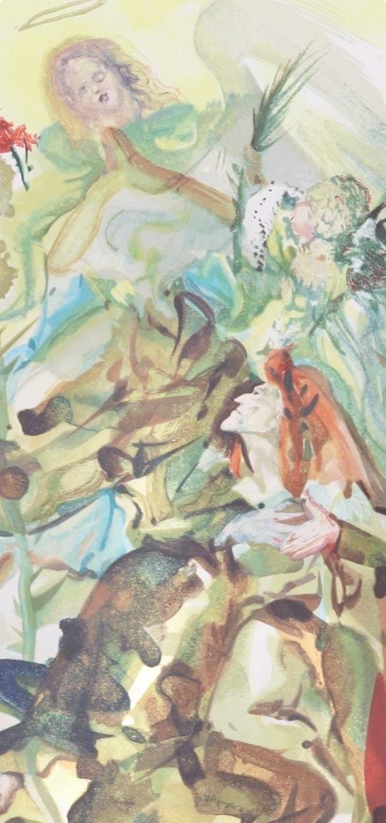 Salvador Dali, Paradies Xxv (Michler/Lpsinger 1039-1138; Field 189-200), Die Gttliche Komdie,