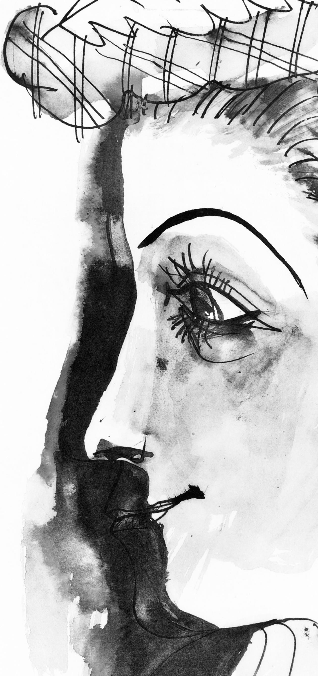 Pablo Picasso, Profil De Jeune Fille En Chapeau (Cramer 84; J./S. 77), 40 Dessins De Picasso En