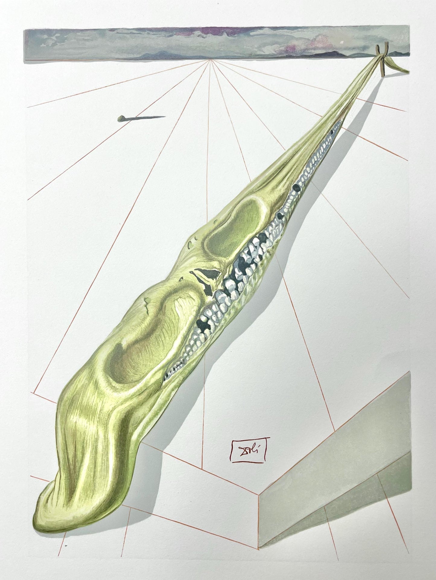 Salvador Dali, Hlle Xiv (Michler/Lpsinger 1039-1138; Field 189-200), Die Gttliche Komdie, Signed,