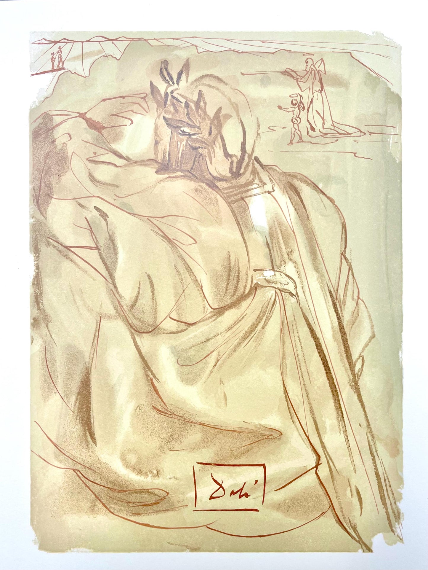 Salvador Dali, Fegefeuer Xxx (Michler/Lpsinger 1039-1138; Field 189-200), Die Gttliche Komdie,