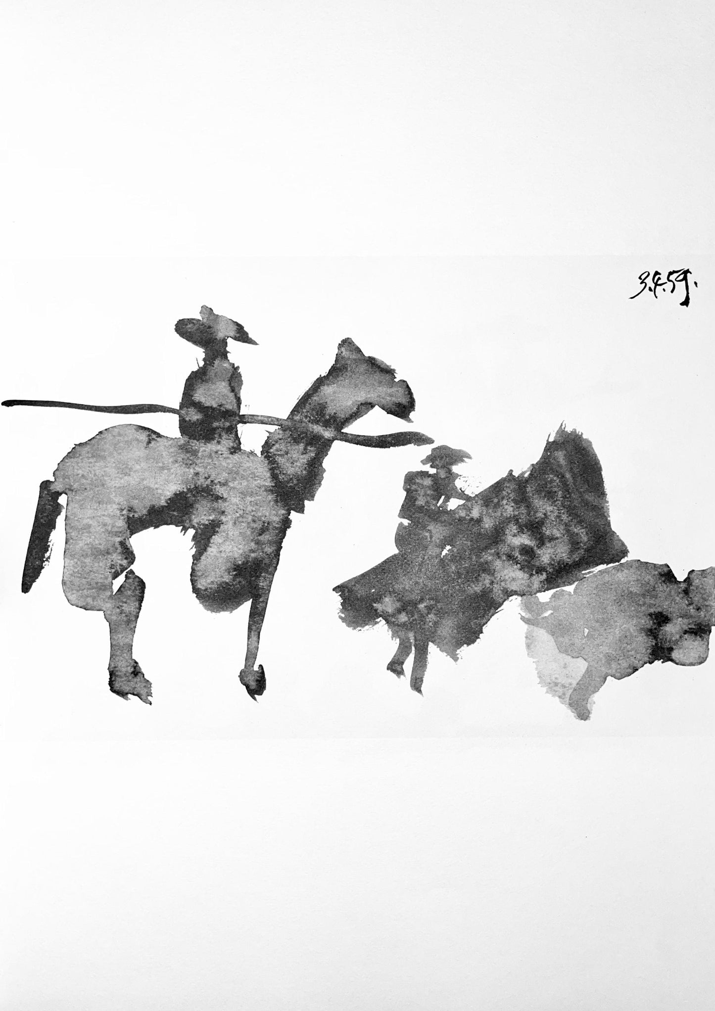 Pablo Picasso, Composition (Bloch 1276; Czwiklitzer 23), Toros Y Toreros, Lithograph
