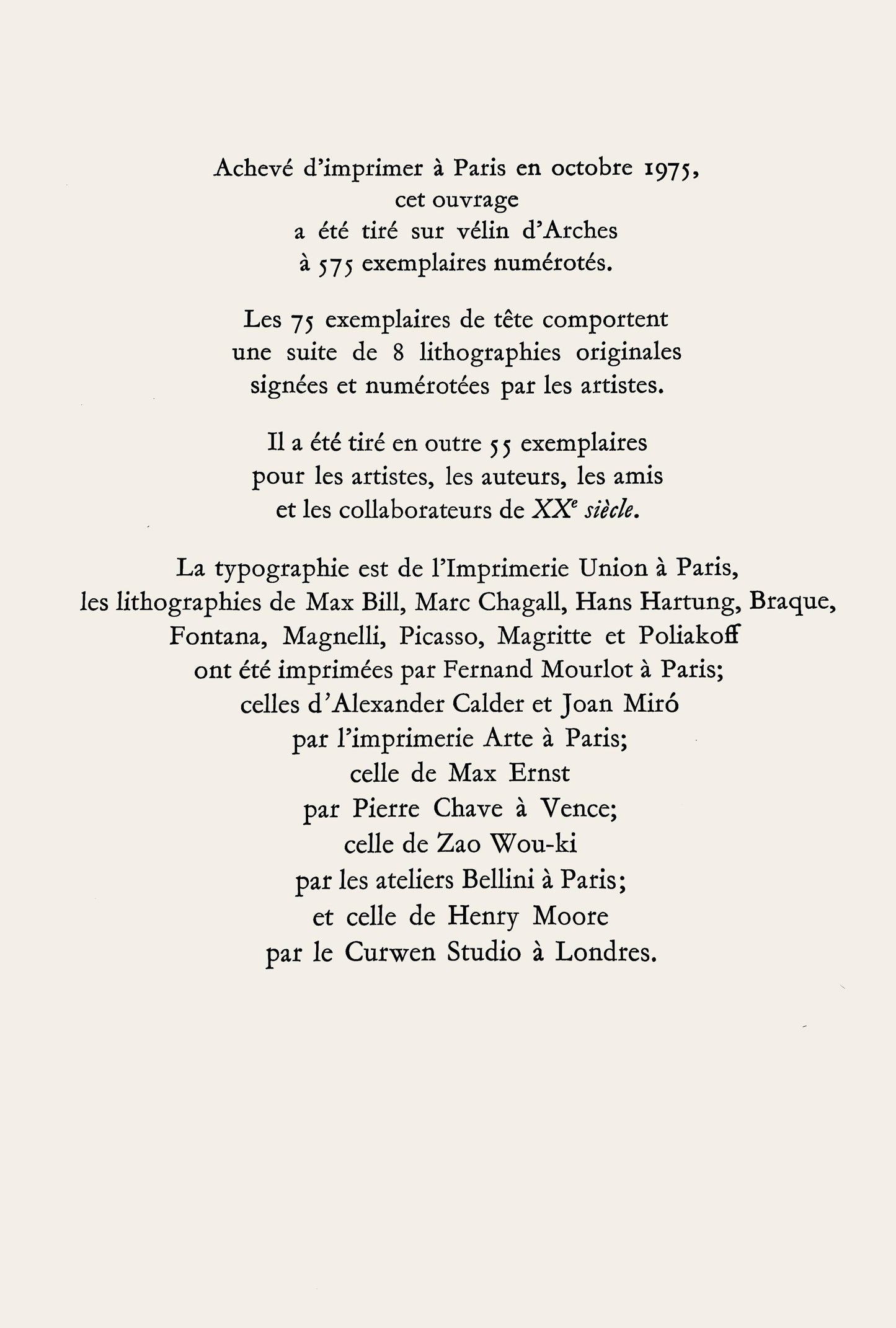 Joan Mir, Composition (Cramer 202; Mourlot 1080), San Lazzaro Et Ses Amis, Xxe Sicle, Lithograph