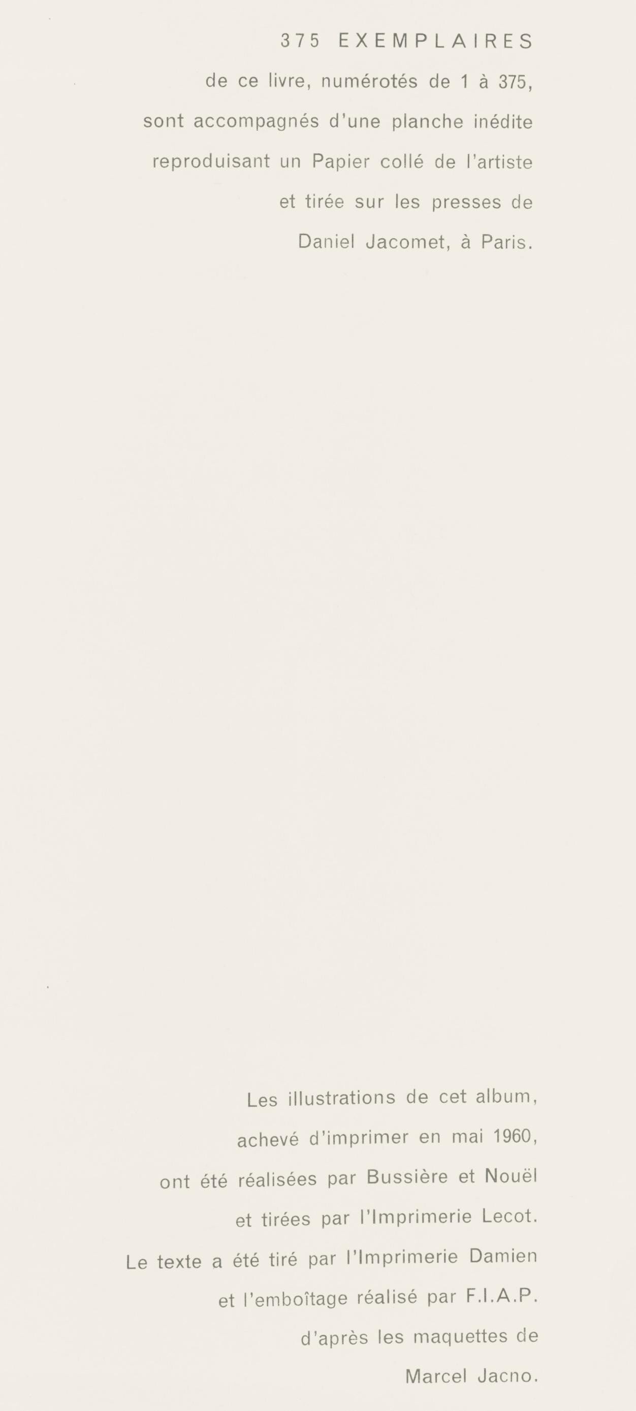 Nicolas De Stal, Rosny, Bateau Sur La Seine, Peintres D'Aujourd'Hui, Hliogravure