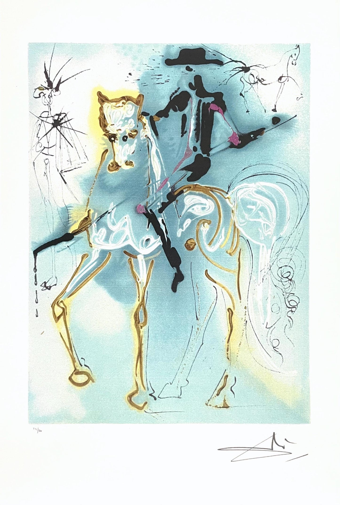 Salvador Dali, Le Picador, Signed, Offset Lithograph