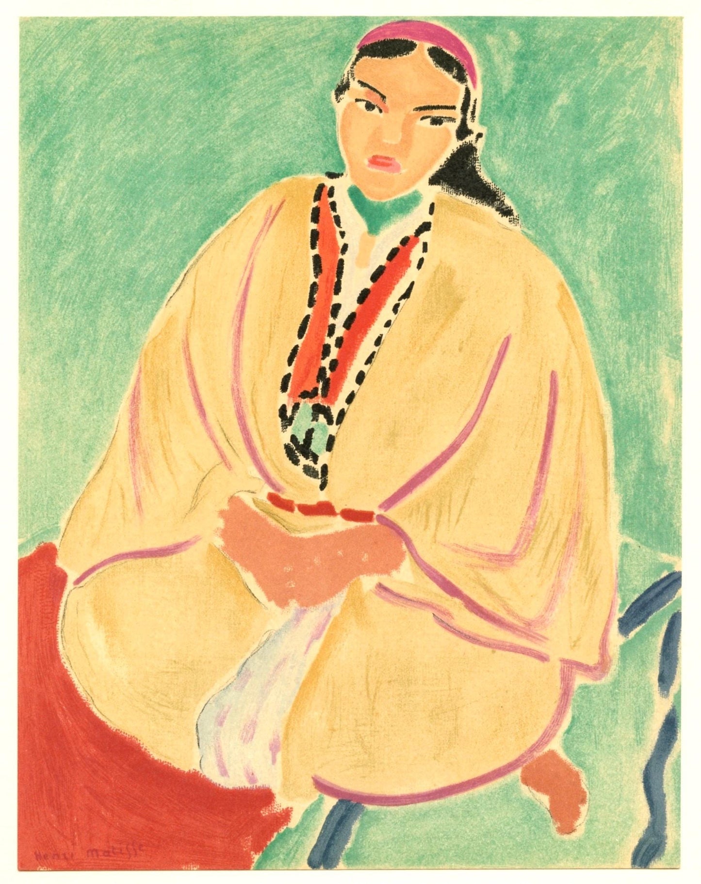 Henri Matisse, Zora, Portraits Par Henri Matisse, Lithograph