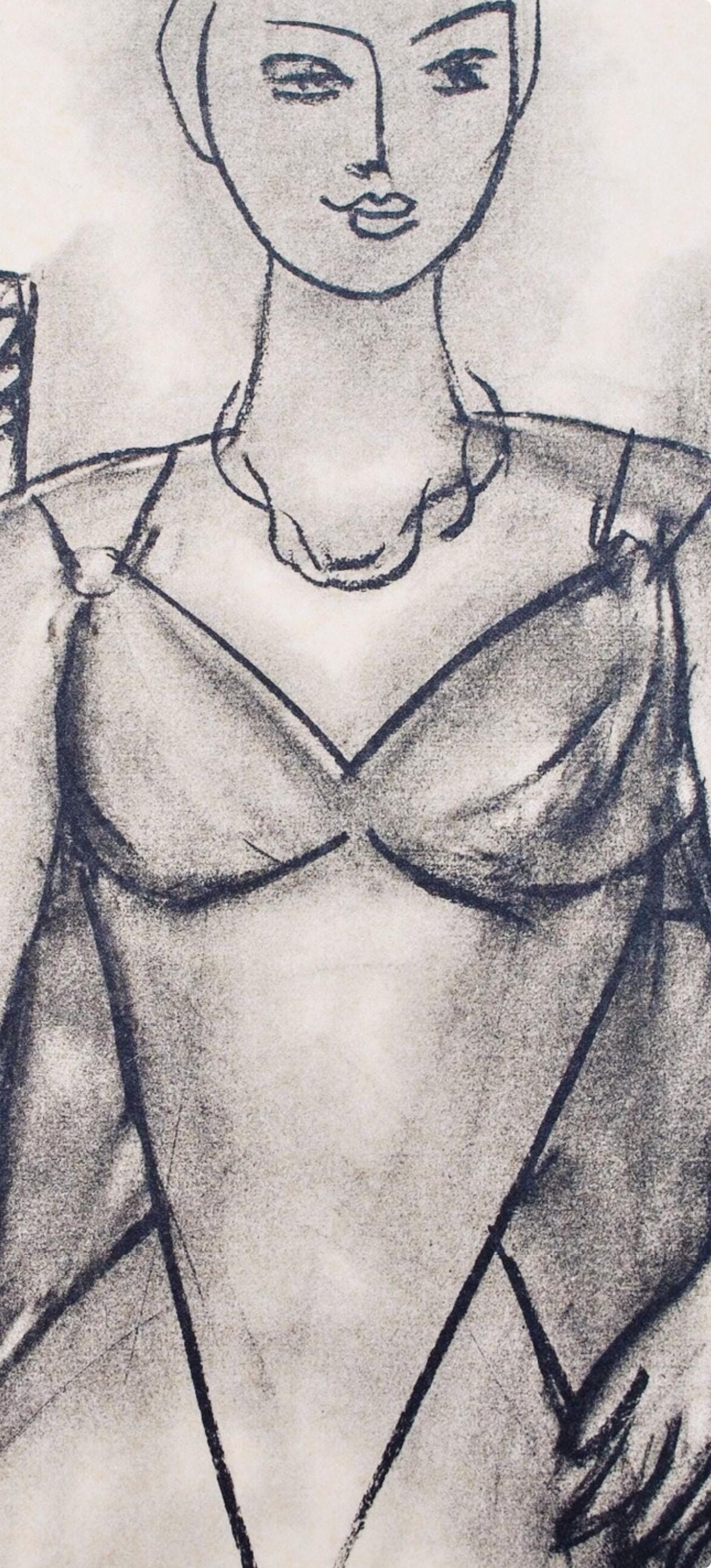 Henri Matisse, Mademoiselle M.A., Portraits Par Henri Matisse, Hliogravure