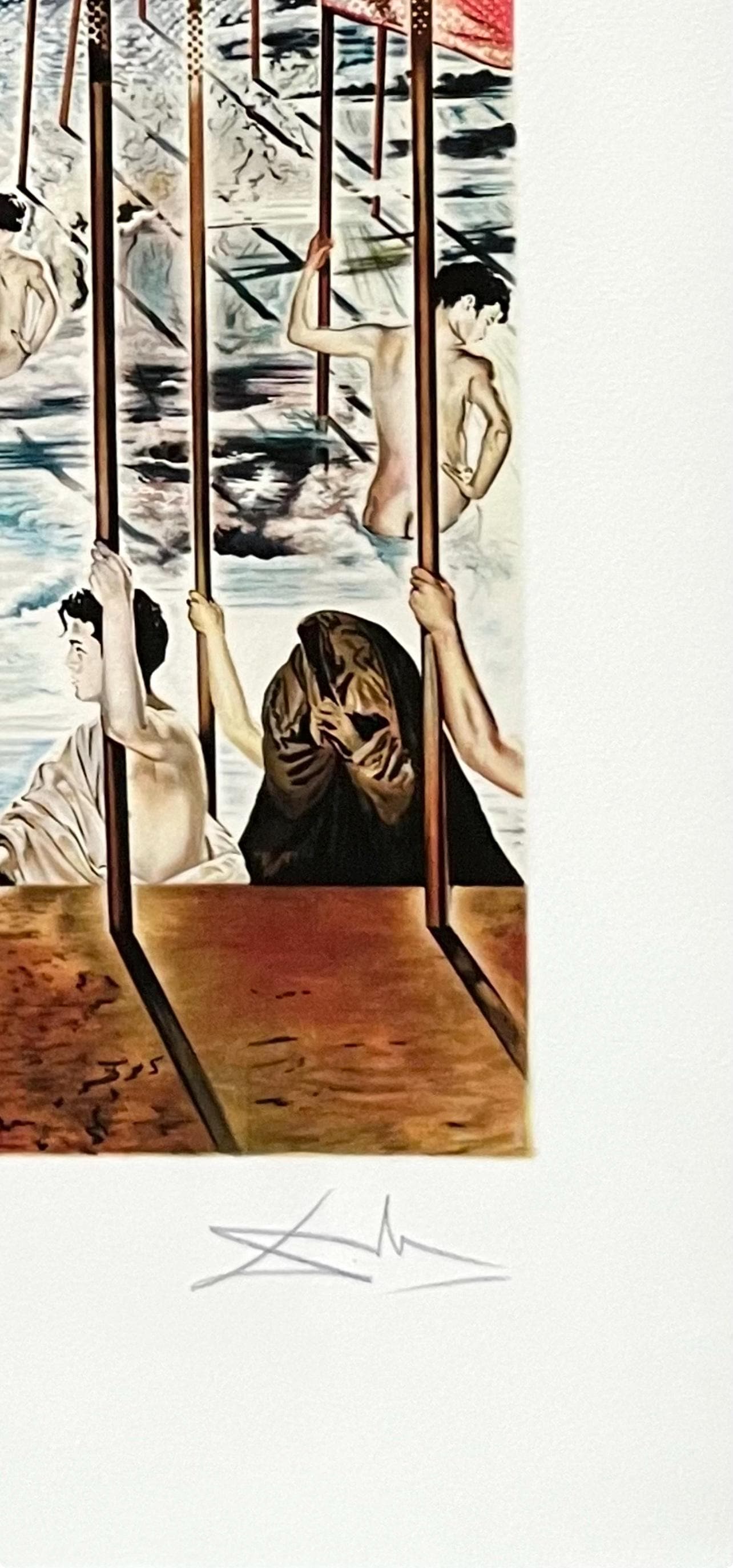 Salvador Dali, La Dcouverte De L'Amrique Par Christophe Colomb, Fac-Smile Signed, Archival Pigment