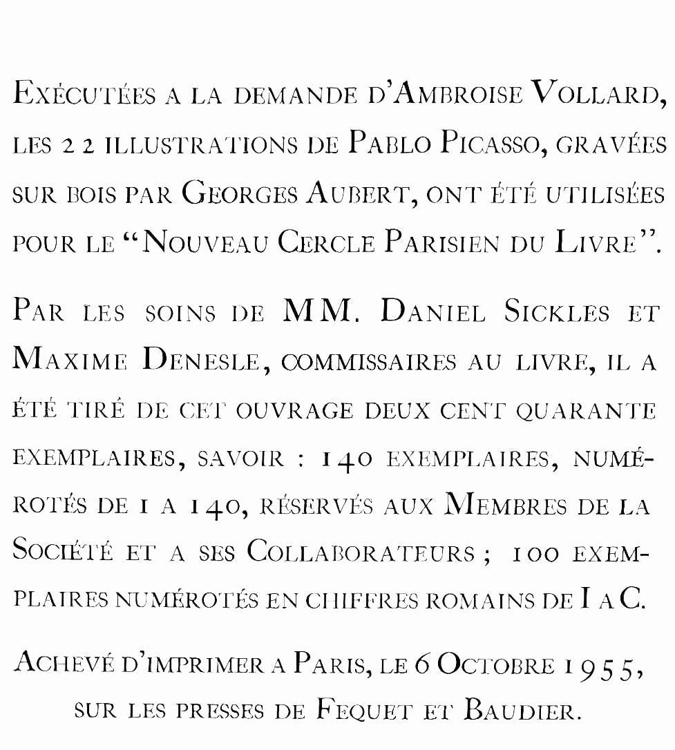 Pablo Picasso, Composition (Johnson/Vollard 193; Monod 10485), Hlne Chez Archimde, Woodcut
