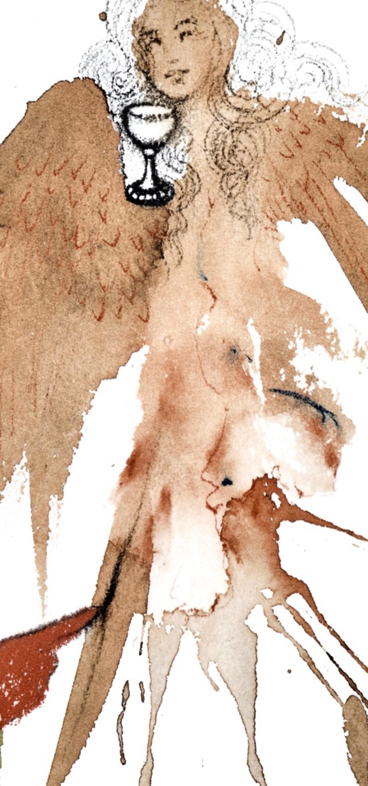 Salvador Dali, Composition (Michler/Lpsinger 1600; Field 69-3), Biblia Sacra, Lithograph