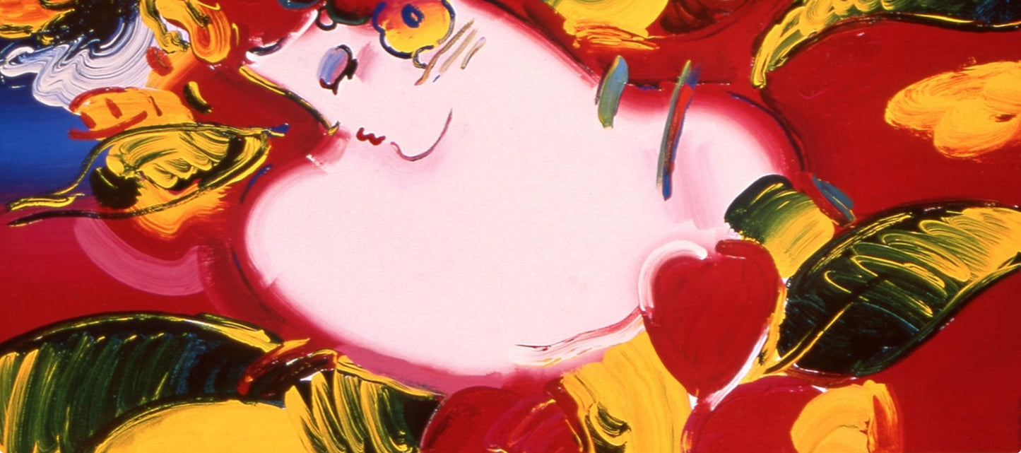 Peter Max, Women In Love, 1999, Hand Signed, Official Edition Offset Lithograph