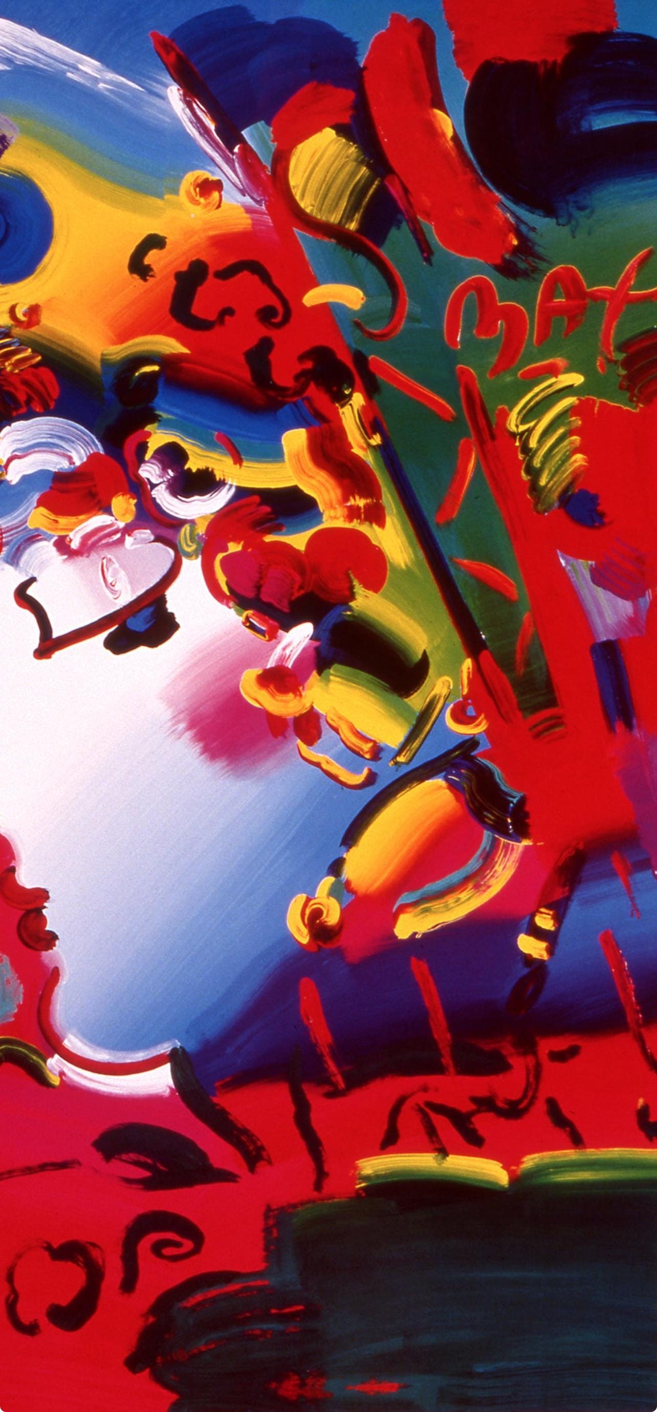 Peter Max, Blushing Beauty Ii, 1999, Hand Signed, Official Edition Offset Lithograph