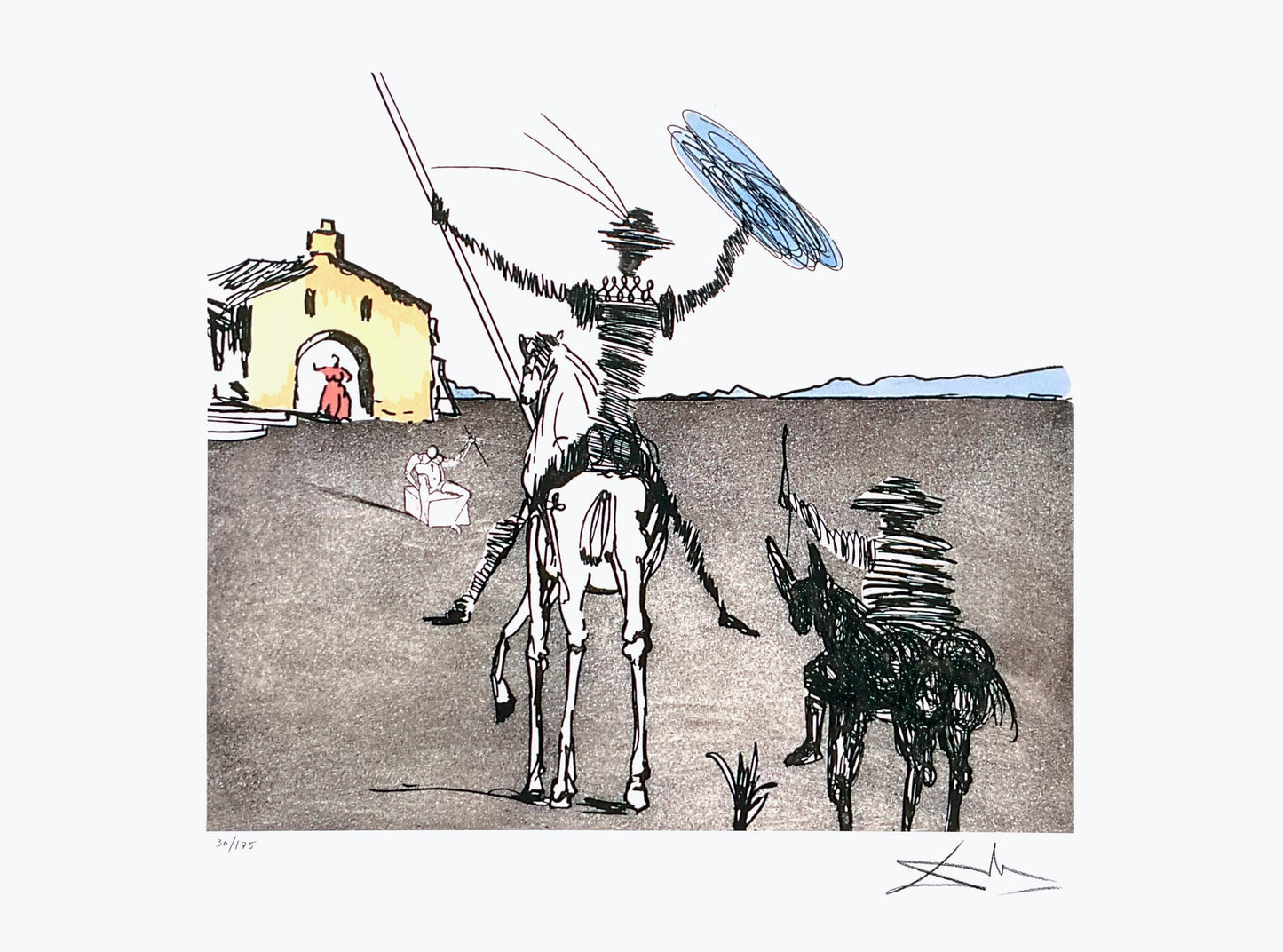 Salvador Dali, Le Rve Impossible, Historia De Don Quichotte De La Mancha, Signed, Archival Pigment
