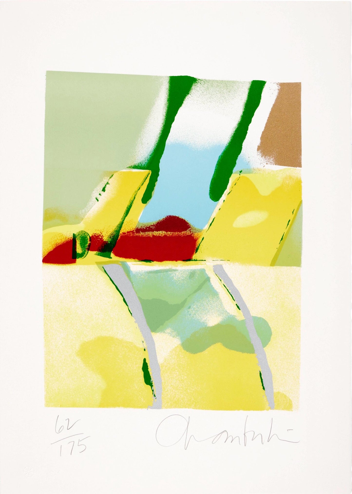 John Chamberlain, Flashback I, Lithograph