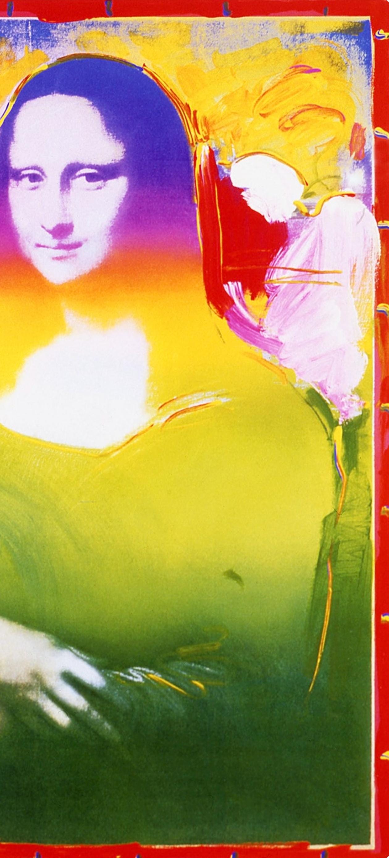 Peter Max, Mona Lisa Ii, Hand Signed, Official Lithograph