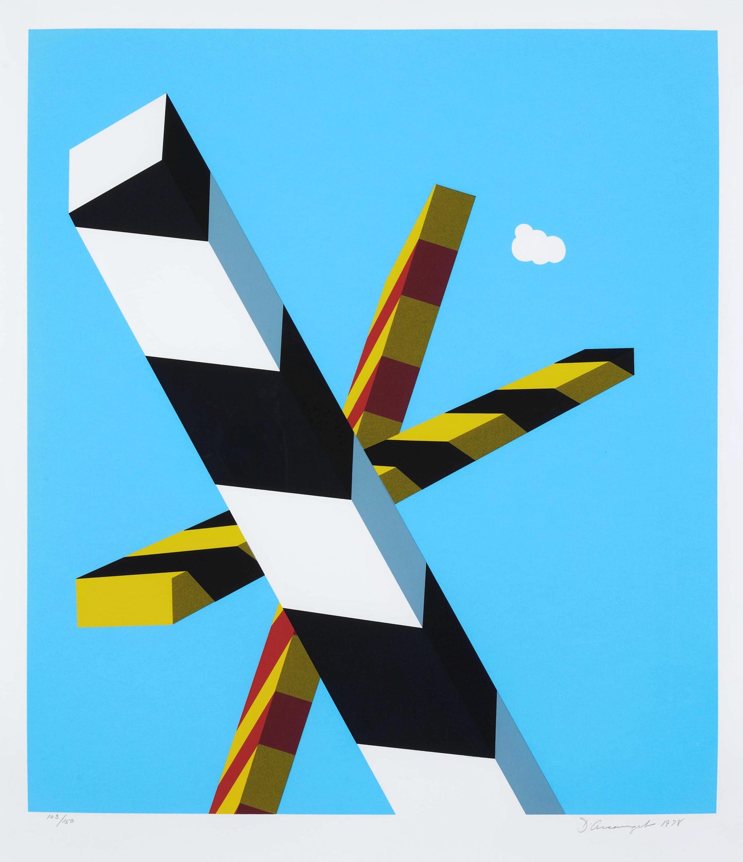 Allan D'Arcangelo, Resonance, Signed, Silkscreen