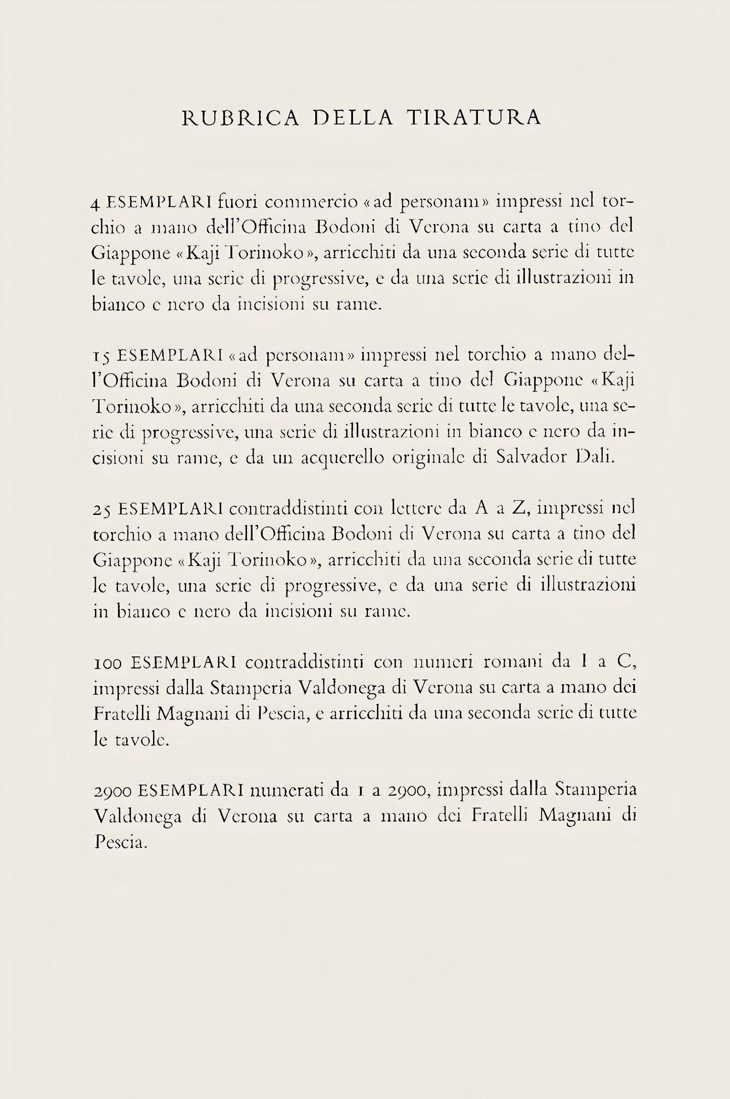 Dali Salvador Inferno XVII Michler Lpsinger 1039-1138 Field 189-200 La Divina Commedia Woodcut