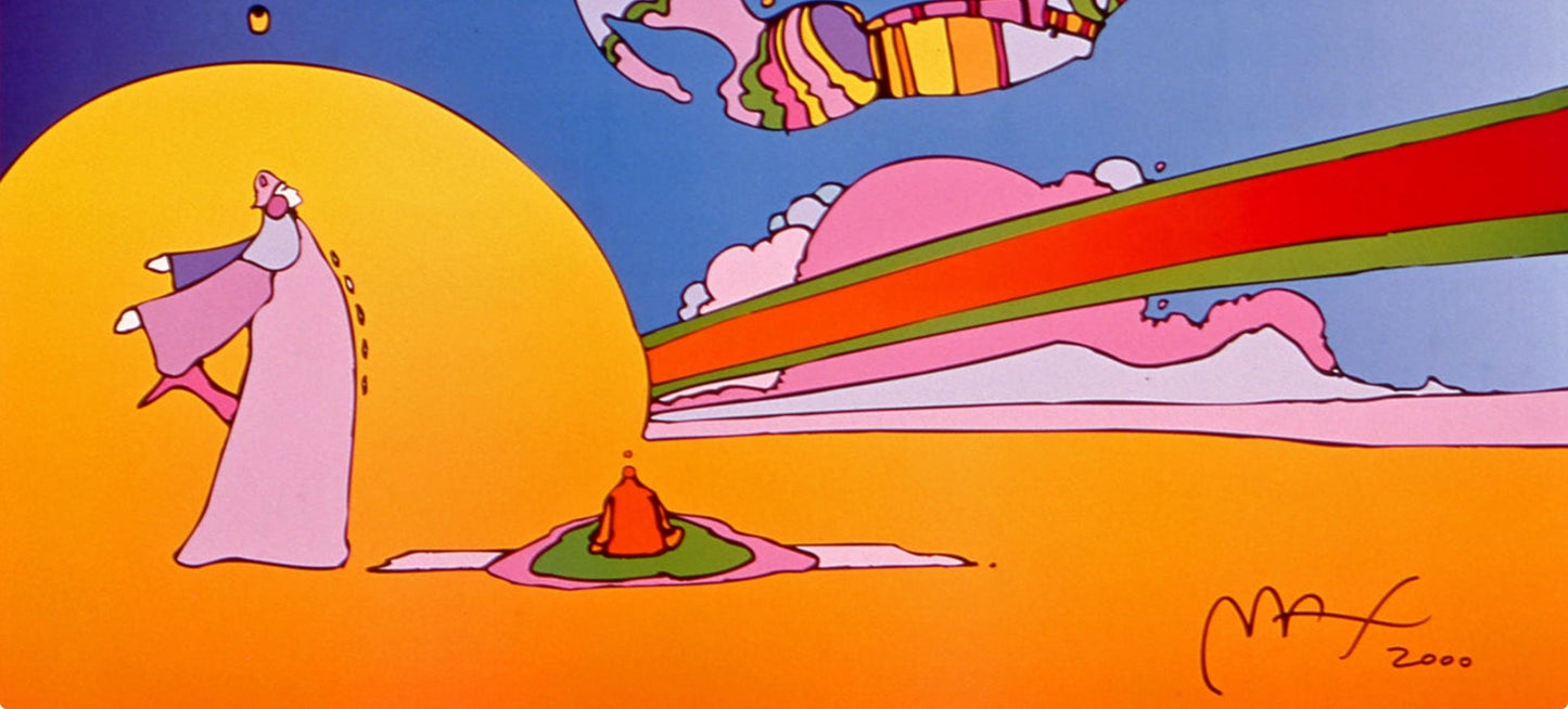 Peter Max, Cosmic Flyer, 2000, Hand Signed, Official Edition Offset Lithograph