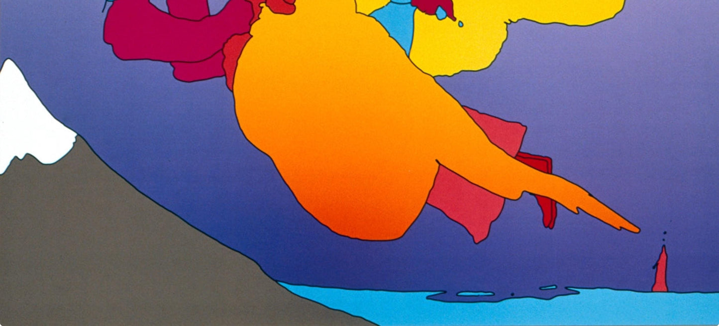 Peter Max, Highest Mountain, 1999, Hand Signed, Official Edition Offset Lithograph