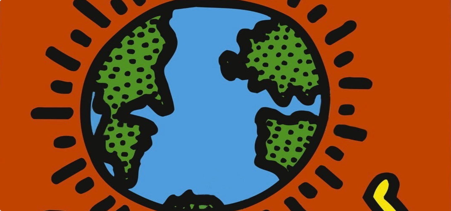 Keith Haring, Untitled (World), Official Edition Silkscreen