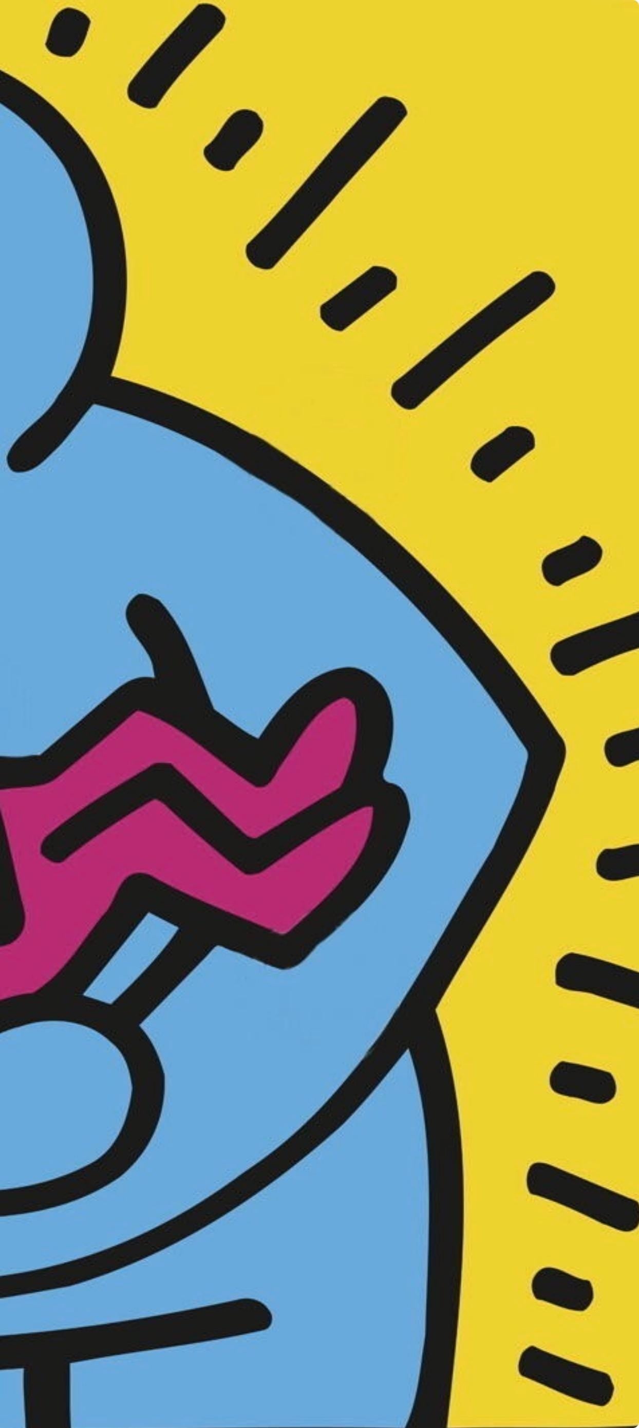 Keith Haring, Untitled (Mother And Baby), Official Edition Silkscreen