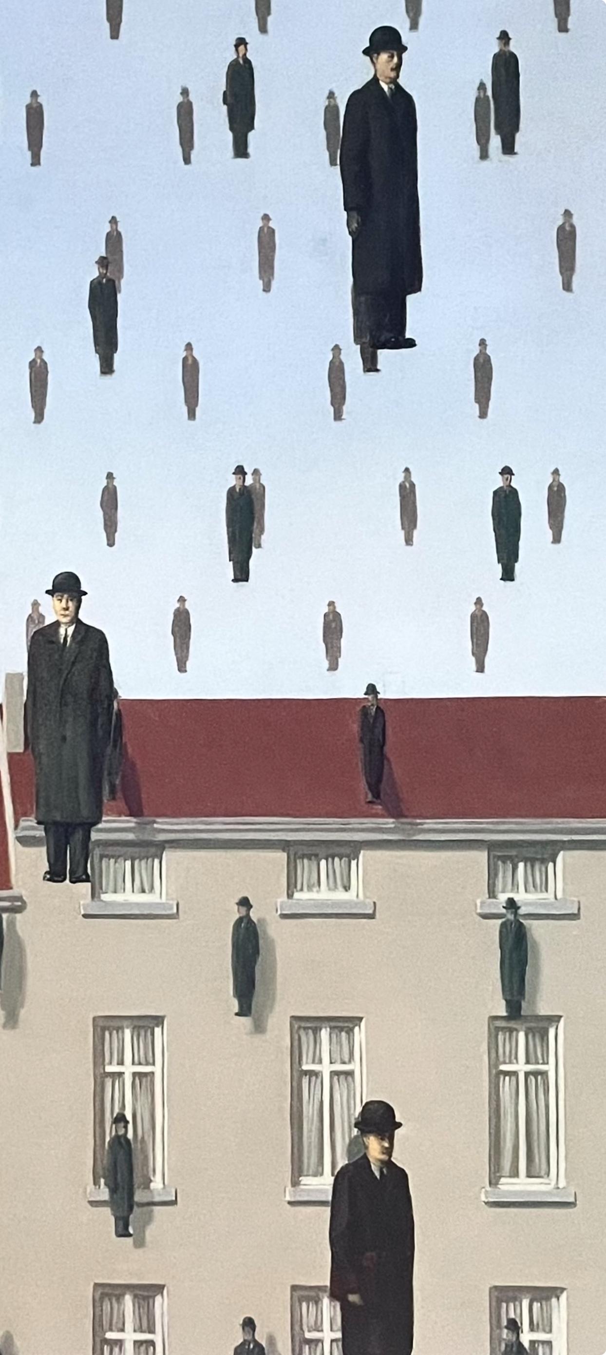 Ren Magritte, Golconda, Official Edition Offset Lithograph