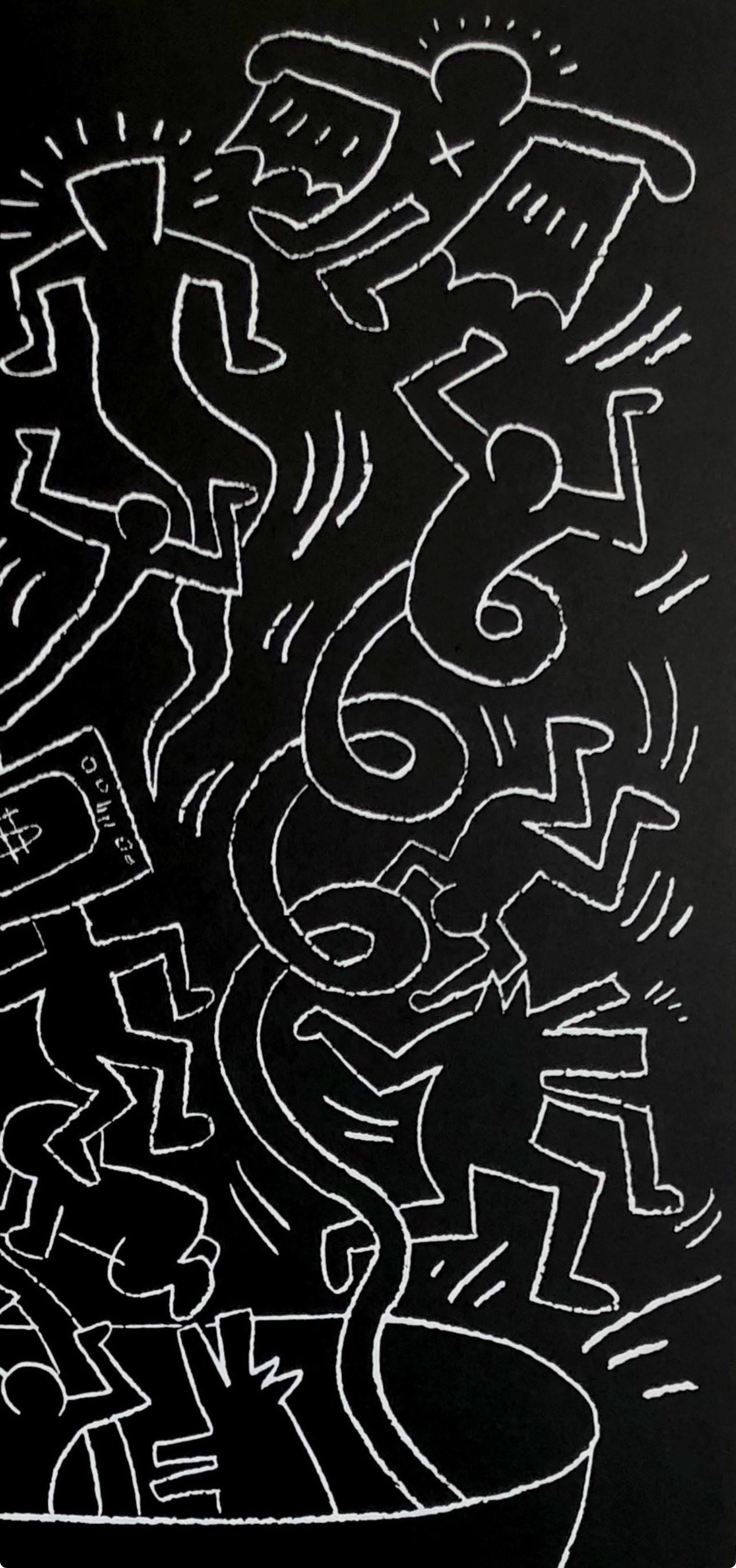 Keith Haring, Future Primeval, 1990, Original Edition Offset Lithograph