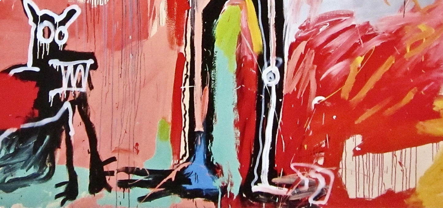 Jean-Michel Basquiat, Boy And Dog In A Johnnypump, Official Edition Archival Pigment Print