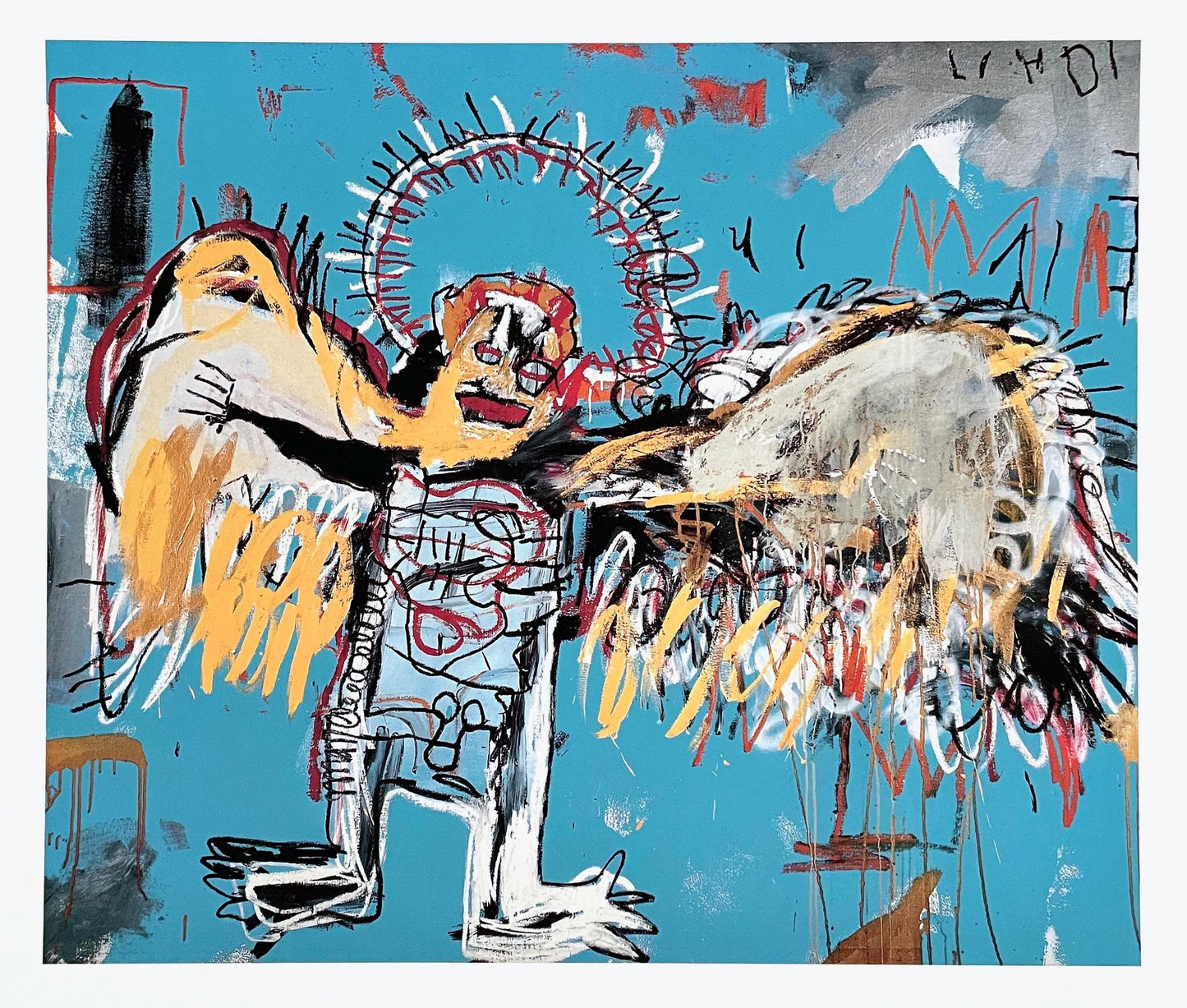 Jean-Michel Basquiat, Fallen Angel, Official Edition Archival Pigment Print
